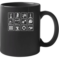 Portal Cube Instructions Gaming 11 oz Mug Portal Cube Instructions Gaming 11 oz Mug