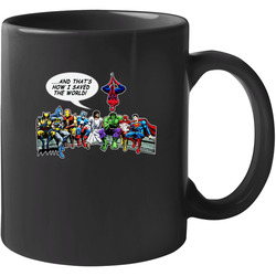 Jesus And Superheroes Mens 11 oz Mug Jesus And Superheroes Mens 11 oz Mug