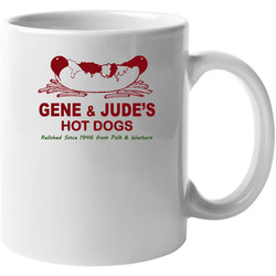 Gene And Jude's Hot Dog Fast Food Restaurant Sign Fan Logo 11 oz Mug Gene And Jude's Hot Dog Fast Food Restaurant Sign Fan Logo 11 oz Mug