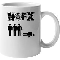 Nofx Punk Rock Retro 11 oz Mug Nofx Punk Rock Retro 11 oz Mug