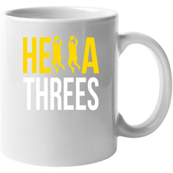 Hella Threes Steph Curry Klay Thompson Three Pointer Basketball Golden State 11 oz Mug Hella Threes Steph Curry Klay Thompson Three Pointer Basketball Golden State 11 oz Mug