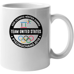 Team United States Pyeongchang 2018 Winter Olympic Games Country Fan 11 oz Mug Team United States Pyeongchang 2018 Winter Olympic Games Country Fan 11 oz Mug