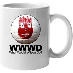 Wilson Castaway Volleyball Funny 11 oz Mug Wilson Castaway Volleyball Funny 11 oz Mug
