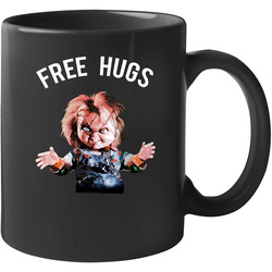 Chucky Free Hugs Childs Play Horror Movie Fan 11 oz Mug Chucky Free Hugs Childs Play Horror Movie Fan 11 oz Mug
