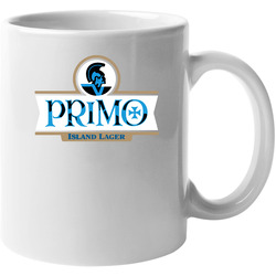 Primo Beer Hawaiian Lager Drink 11 oz Mug Primo Beer Hawaiian Lager Drink 11 oz Mug