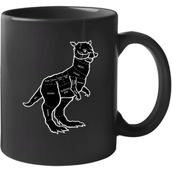 Funny Star Wars T Shirt Tauntaun Diagram at Butcher Shop Cuts of Meat Empire Strikes Back Skywalker Sleeps in 11 oz Mug