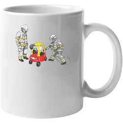 Jaws Of Life Mini Car Funny Cartoon 11 oz Mug Jaws Of Life Mini Car Funny Cartoon 11 oz Mug
