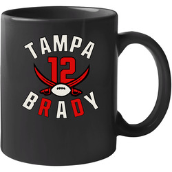 Tampa Brady 12 Buccaneers Football Fan 11 oz Mug Tampa Brady 12 Buccaneers Football Fan 11 oz Mug