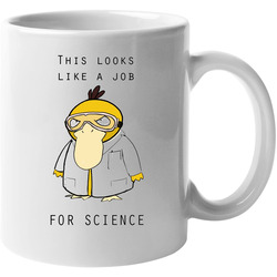 Psyduck Pokemon Job For Science 11 oz Mug Psyduck Pokemon Job For Science 11 oz Mug