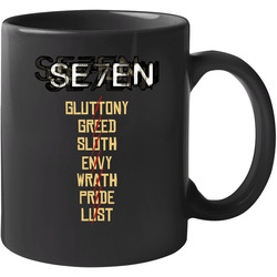 Se7en Crime Drama Mystery Movie 11 oz Mug Se7en Crime Drama Mystery Movie 11 oz Mug