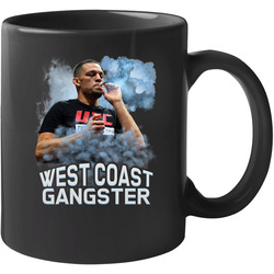 West Coast Gangster Nate Diaz Mma Fighter 11 oz Mug West Coast Gangster Nate Diaz Mma Fighter 11 oz Mug