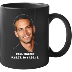 Paul Walker Tribute 11 oz Mug Paul Walker Tribute 11 oz Mug
