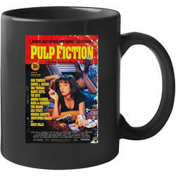 Pulp Fiction Cool 90's Comedy Vintage Classic Movie Fan 11 oz Mug Pulp Fiction Cool 90's Comedy Vintage Classic Movie Fan 11 oz Mug