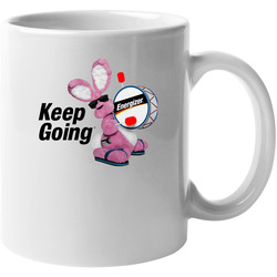 Energizer Bunny Keep Going Battery 11 oz Mug Energizer Bunny Keep Going Battery 11 oz Mug