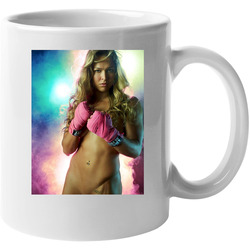 Ronda Rousey Mma Olympic Medal Sexy Fighter Posing 11 oz Mug Ronda Rousey Mma Olympic Medal Sexy Fighter Posing 11 oz Mug