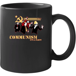 Communism It's A Party 11 oz Mug Communism It's A Party 11 oz Mug