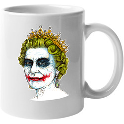 Queen Elizabeth Royal Family Joker Funny 11 oz Mug Queen Elizabeth Royal Family Joker Funny 11 oz Mug