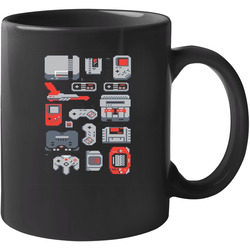 Nintendo Vintage Classic Retro Nes System Controllers Video Game 11 oz Mug Nintendo Vintage Classic Retro Nes System Controllers Video Game 11 oz Mug