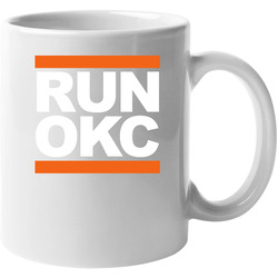 Run Okc Oklahoma City Loud City Basketball 11 oz Mug Run Okc Oklahoma City Loud City Basketball 11 oz Mug