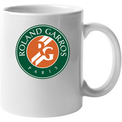 Roland Garros Paris France French Open Tennis Tournament Logo 11 oz Mug Roland Garros Paris France French Open Tennis Tournament Logo 11 oz Mug