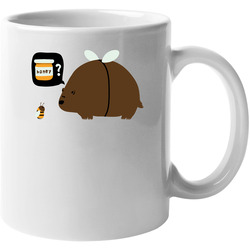 Honey Bear Bee Funny Cartoon 11 oz Mug Honey Bear Bee Funny Cartoon 11 oz Mug