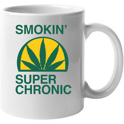 Smokin Super Chronic Weed Drugs Rap 11 oz Mug Smokin Super Chronic Weed Drugs Rap 11 oz Mug