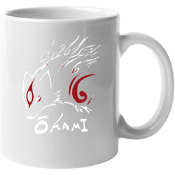 Okami Video Wolf Game Artistic Anime 11 oz Mug Okami Video Wolf Game Artistic Anime 11 oz Mug
