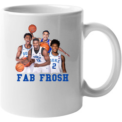 Duke Fab Frosh Zion Williamson Tre Jones Rj Barrett Cam Reddish Basketball 11 oz Mug Duke Fab Frosh Zion Williamson Tre Jones Rj Barrett Cam Reddish Basketball 11 oz Mug