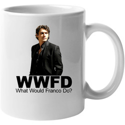 James Franco General Hospital Soap Opera Wwjd 11 oz Mug James Franco General Hospital Soap Opera Wwjd 11 oz Mug