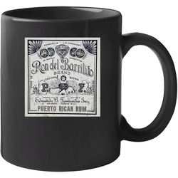 Ron Del Barrilito Puerto Rican Rum Distressed Look Alcohol Lovers 11 oz Mug Ron Del Barrilito Puerto Rican Rum Distressed Look Alcohol Lovers 11 oz Mug