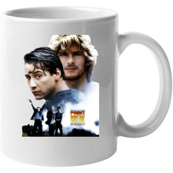 Point Break Keanu Reeves Action Movie 11 oz Mug Point Break Keanu Reeves Action Movie 11 oz Mug