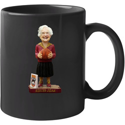 Sister Jean Loyola Chicago Bobble Head Action Figure Parody 11 oz Mug Sister Jean Loyola Chicago Bobble Head Action Figure Parody 11 oz Mug