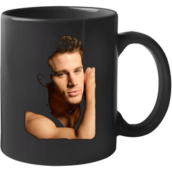 Channing Tatum Dear John Black 11 oz Mug Channing Tatum Dear John Black 11 oz Mug