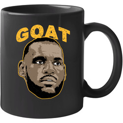Lebron James Cleveland Basketball Player Goat 11 oz Mug Lebron James Cleveland Basketball Player Goat 11 oz Mug