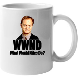 What Would Niles Do Frasier 11 oz Mug What Would Niles Do Frasier 11 oz Mug