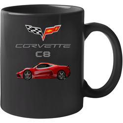 Corvette C8 New 2020 Mid Engine Side View 11 oz Mug Corvette C8 New 2020 Mid Engine Side View 11 oz Mug