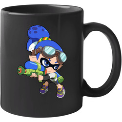 Splatoon - Inkling Boy - Cute Black 11 oz Mug Splatoon - Inkling Boy - Cute Black 11 oz Mug