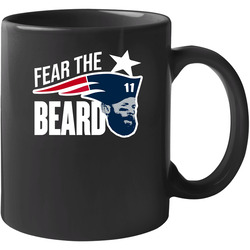 Fear The Beard Julian Edelman New England Football Fan 11 oz Mug Fear The Beard Julian Edelman New England Football Fan 11 oz Mug