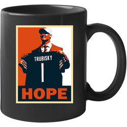 Mitch Trubisky Chicago Football Hope 11 oz Mug Mitch Trubisky Chicago Football Hope 11 oz Mug