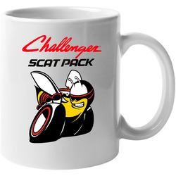 Dodge Challenger Skat Pack Logo Bumble Bee 11 oz Mug Dodge Challenger Skat Pack Logo Bumble Bee 11 oz Mug