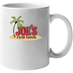 Joes Crab Shack Fast Food Restaurant Distressed Look 11 oz Mug Joes Crab Shack Fast Food Restaurant Distressed Look 11 oz Mug