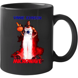 Retro 1980s Vinnie Johnson The Microwave 11 oz Mug Retro 1980s Vinnie Johnson The Microwave 11 oz Mug