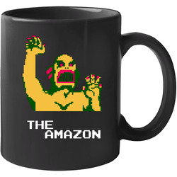 The Amazon Pro Wrestling Nintendo Nes 11 oz Mug The Amazon Pro Wrestling Nintendo Nes 11 oz Mug