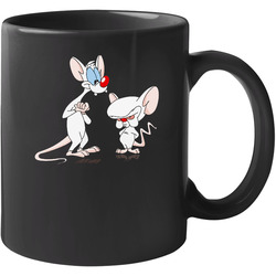 Pinky And The Brain Cartoon Funny 11 oz Mug Pinky And The Brain Cartoon Funny 11 oz Mug