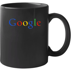 Google Logo Black Men's 11 oz Mug Google Logo Black Men's 11 oz Mug