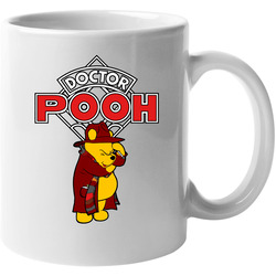 Dr Pooh Funny Who Bear Parody 11 oz Mug Dr Pooh Funny Who Bear Parody 11 oz Mug