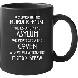 Monster House Men's Black 11 oz Mug Monster House Men's Black 11 oz Mug