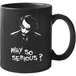 Joker Why So Serious Black 11 oz Mug