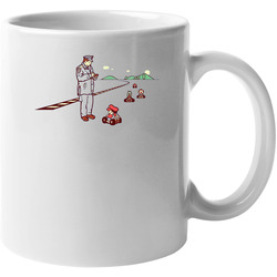 Mario Kart Speeding Ticket Funny Cartoon 11 oz Mug Mario Kart Speeding Ticket Funny Cartoon 11 oz Mug