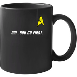 Red Shirt Security You Go First 11 oz Mug